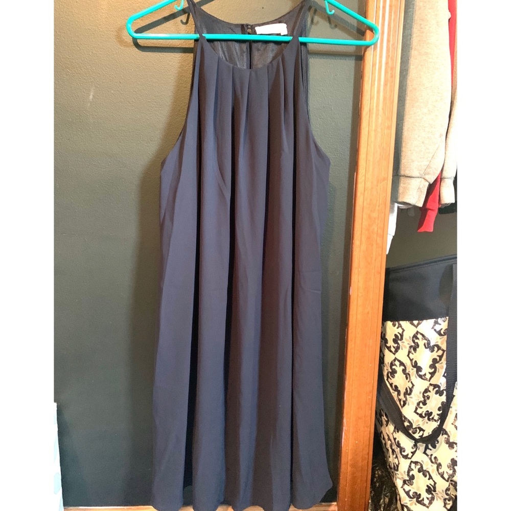 Navy blue mini dress